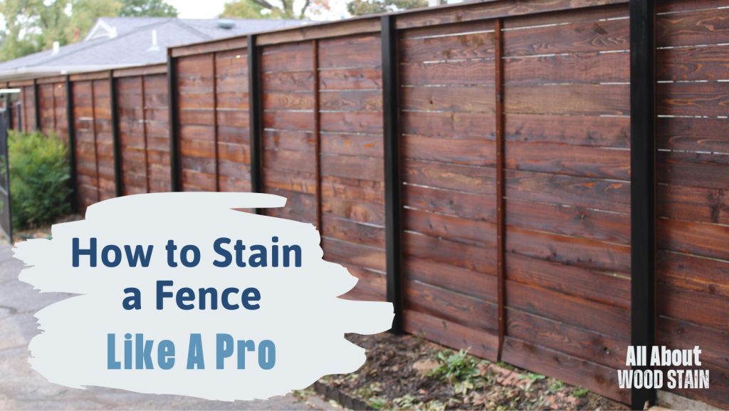 1 feature image for our Fence stain guide