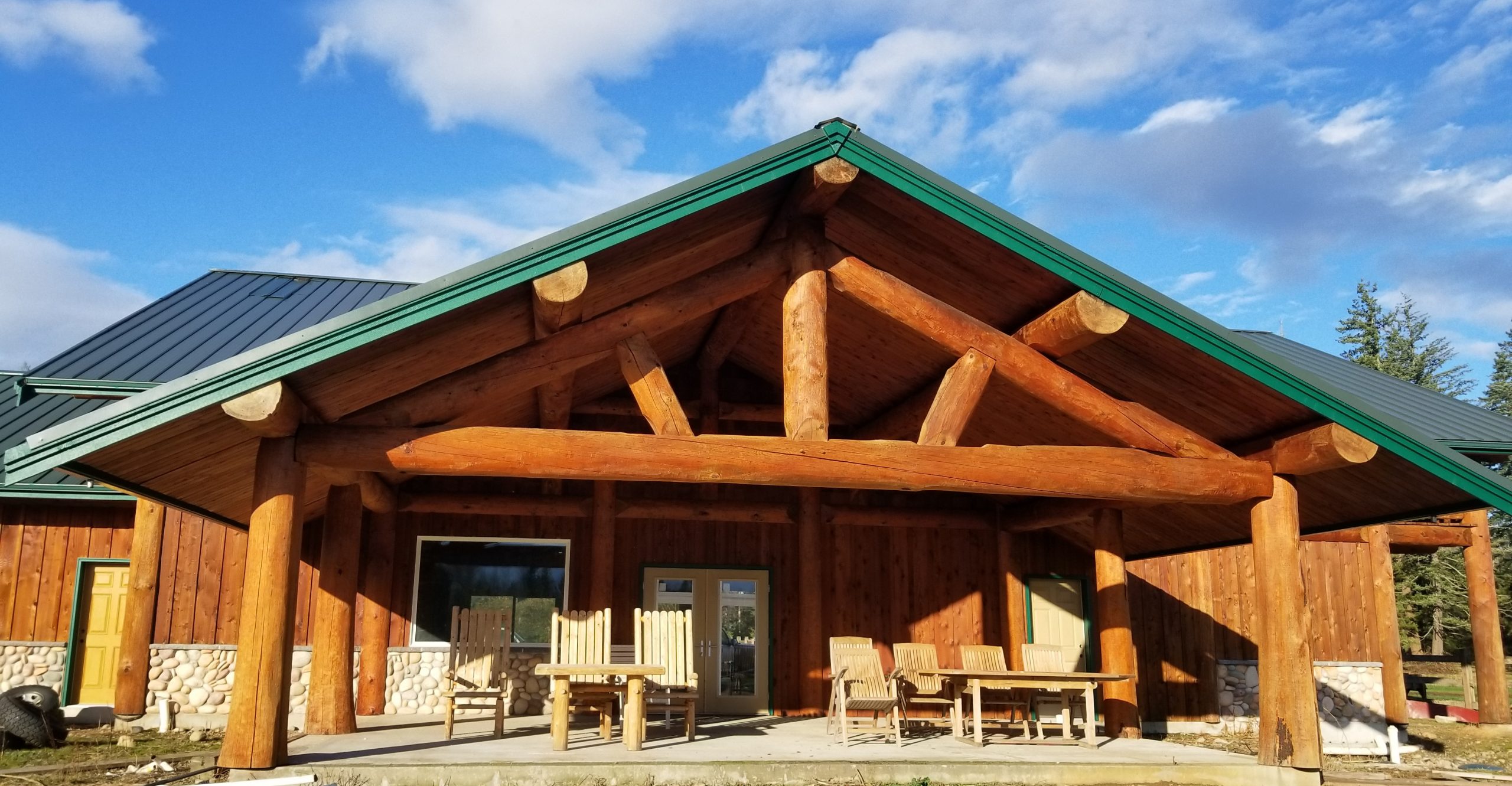 Copy of Natural Cedar on Pine log home