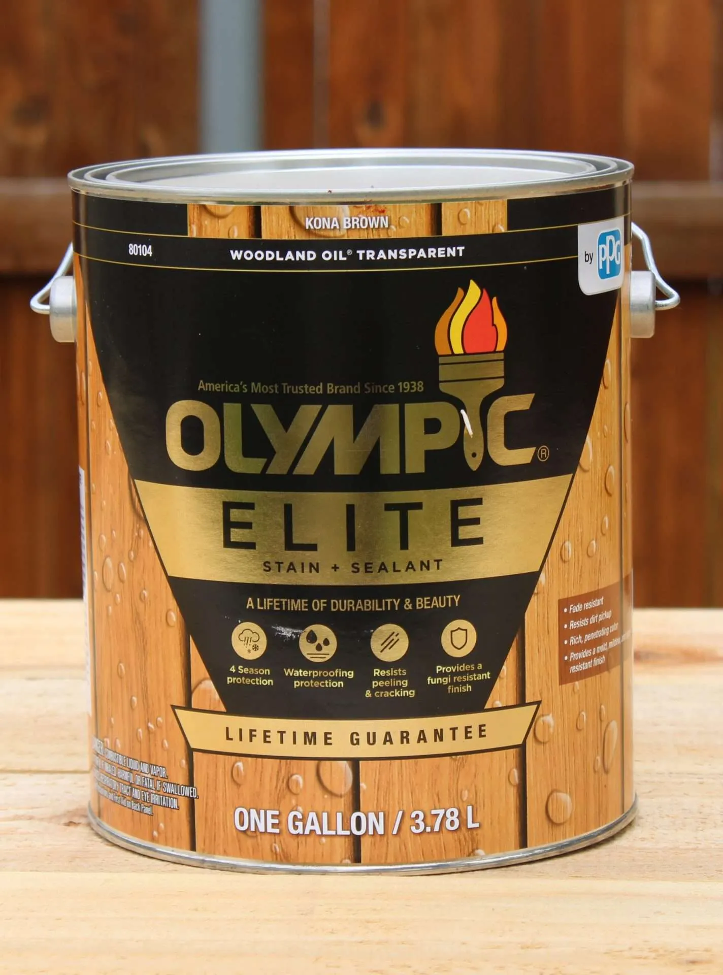 IMG_0580 this is a picture of Oympic Elite stain that is about to be reviewed