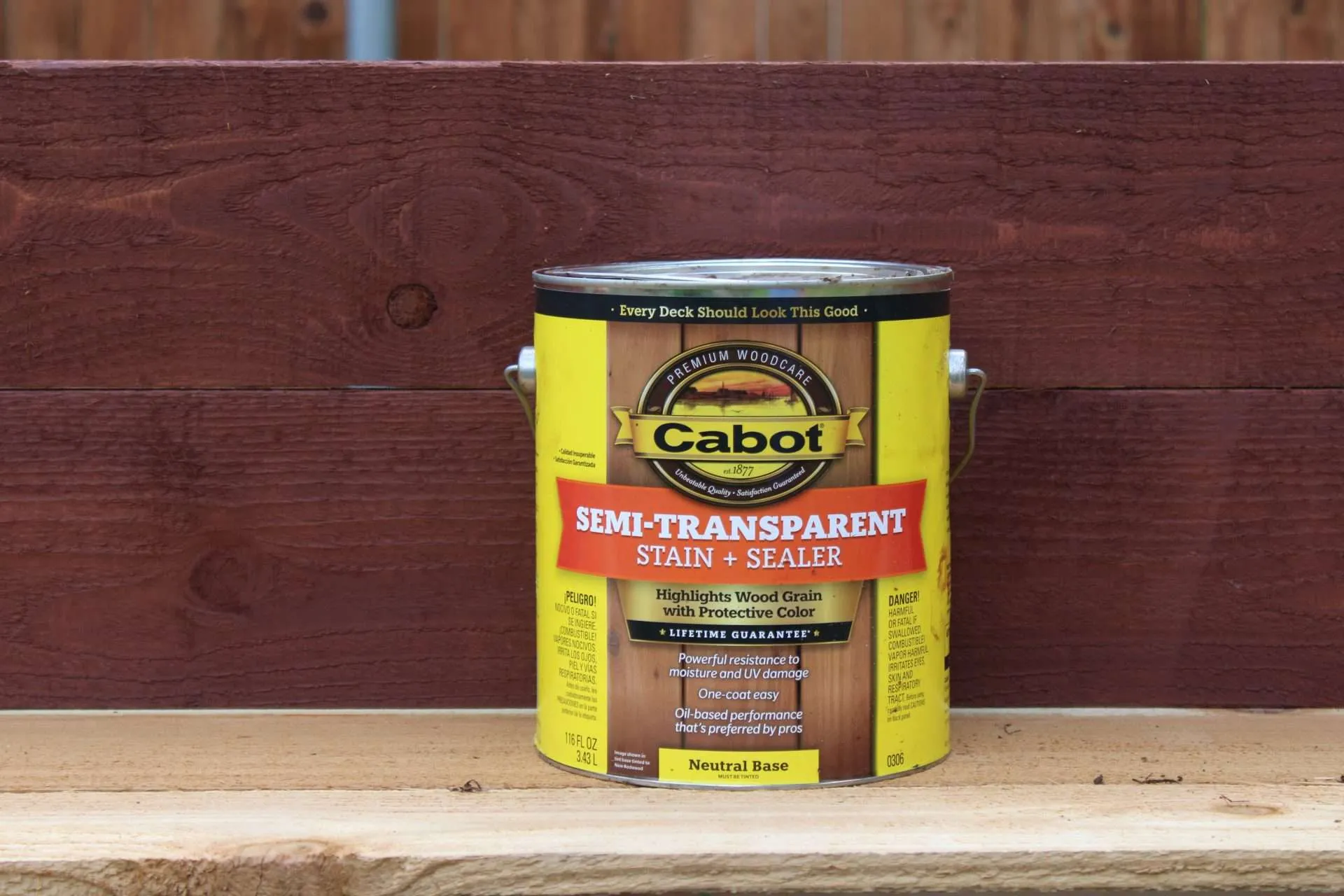 IMG_0925 a can of Cabot semi-transparent stain and sealer.