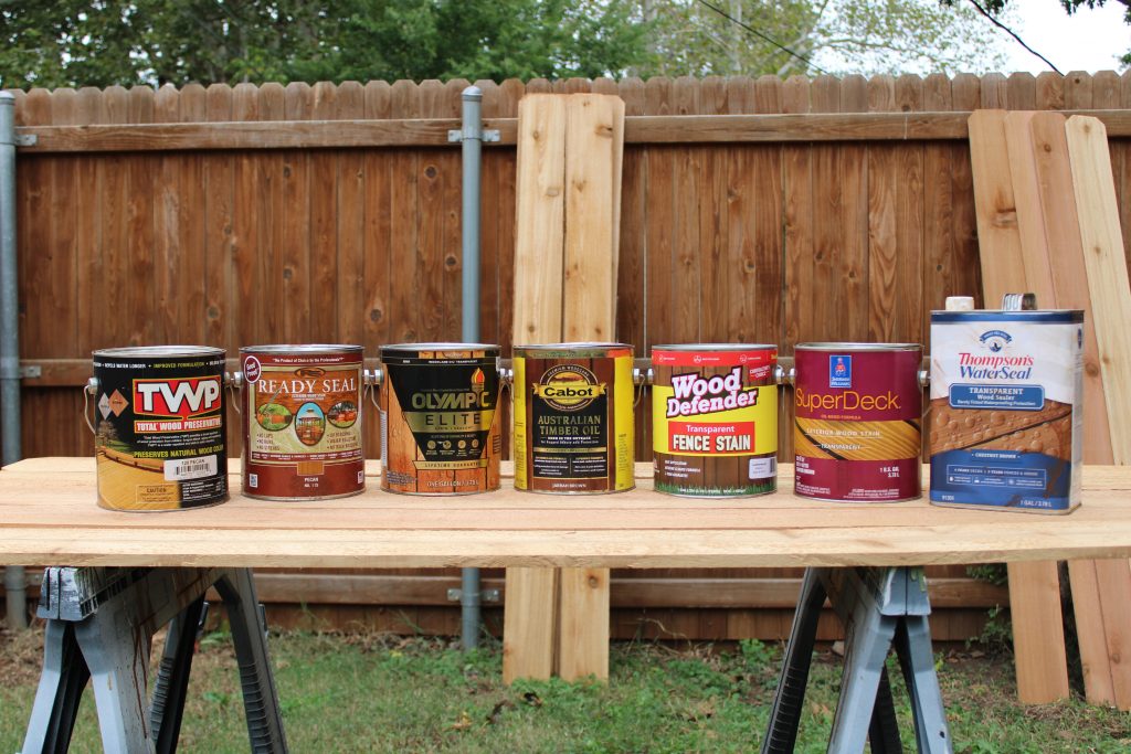 fence stains a lineup of oil-based fence stains.